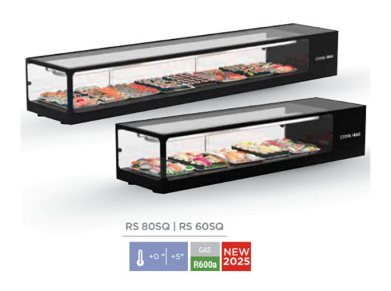 Vetrina refrigerata ventilata per Sushi RS 60SQ.